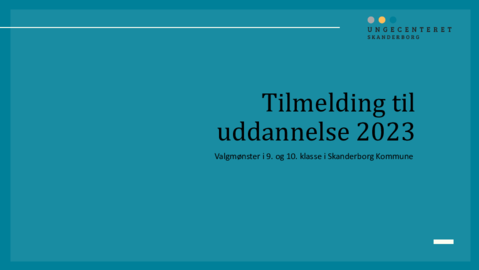 Sådan har de unge søgt uddannelser 2023